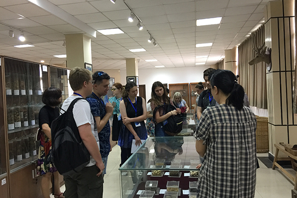 Visiting NUCM's medicine specimen room